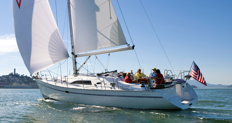 Catalina 445 sailing